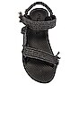 view 4 of 5 Trekky Raffia Sandal in Raffia Black