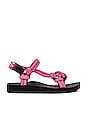 view 1 of 5 Trekky Rope Sandal in Rope Pink