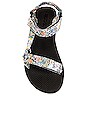 view 4 of 5 Trekky Quit Flower Sandal in Bandana Quilt Flower