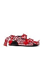 view 1 of 5 Bandana Sandal in Red