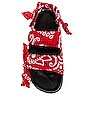 view 4 of 5 Bandana Sandal in Red