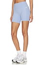 view 3 of 6 Contour Biker Short in Harbor Blue