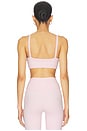 view 3 of 4 Sports Bra in Pink & Cream