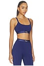 view 2 of 4 Wide Strap Sports Bra in Navy