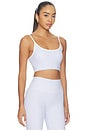 view 2 of 5 SUJETADOR DEPORTIVO DE CAPAS LAYERED SPORTS BRA in Harbor Blue Pinstripe