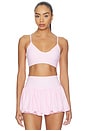 view 1 of 5 SOUTIEN-GORGE DE SPORT SPORTS BRA in Petal Pink Gingham