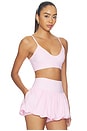 view 2 of 5 SOUTIEN-GORGE DE SPORT SPORTS BRA in Petal Pink Gingham