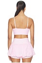view 3 of 5 SOUTIEN-GORGE DE SPORT SPORTS BRA in Petal Pink Gingham