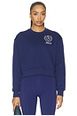 view 1 of 5 SUDADERA DEPORTIVA RECORTADA RACQUET CLUB in Navy