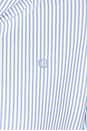 view 6 of 6 Cropped Zip Hoodie Jacket in Harbor Blue Pinstripe