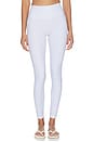 view 1 of 6 Full Length Legging in Harbor Blue Pinstripe