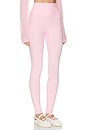 view 2 of 6 Y2K SCRIPT LEGGING  Y2K SCRIPT LEGGING in Angel Pink