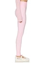 view 3 of 6 Y2K SCRIPT LEGGING  Y2K SCRIPT LEGGING in Angel Pink