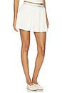 view 2 of 6 Elastic Mini Circle Skirt in Cream