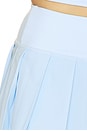 view 6 of 6 Micro Pleated Skirt in Laguna Blue