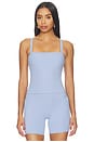 view 1 of 4 Essential Sports Crop Top in Harbor Blue