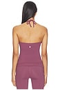 view 3 of 4 Tie Halter Tank in Tulipwood