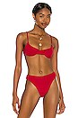 view 1 of 5 X Madelyn Cline Lynn Bikini Top in Scarlet