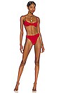 view 4 of 5 X Madelyn Cline Lynn Bikini Top in Scarlet