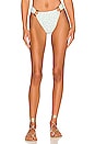 view 1 of 4 Fifi Bikini Bottom in Blue Meadow Rib