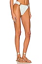 view 2 of 4 Fifi Bikini Bottom in Blue Meadow Rib