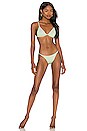 view 4 of 4 X Madelyn Cline Folly Bikini Top in Chev