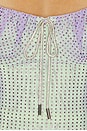view 4 of 4 Crystal Hotfix Mini Dress in Lilac