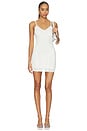 view 1 of 4 Girly Rib Knit Mini Dress in Off White