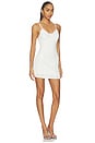 view 2 of 4 Girly Rib Knit Mini Dress in Off White