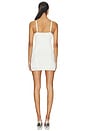 view 3 of 4 Girly Rib Knit Mini Dress in Off White