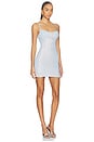 view 2 of 4 Crystal Hotfix Dress in Sky Blue