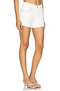 view 2 of 6 Crystal Pocket Jean Short in White