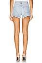 view 5 of 7 Crystal Pocket Jean Short in Light Blue