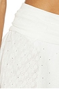 view 6 of 6 Girly Rib Knit Short in Off White
