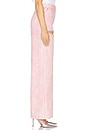 view 3 of 6 Crystal Slit Wide Leg Jeans in Pale Pink