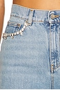 view 6 of 6 Crystal Heart Jean in Light Blue
