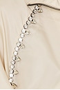 view 5 of 5 Crystal Trim Track Jacket in Cream