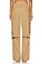 view 4 of 6 Crystal Slit Cargo Pant in Tan