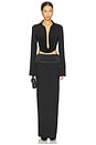 view 5 of 6 FALDA TUXEDO COLUMN in Black
