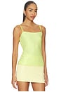 view 2 of 5 Crystal Hotfix Cami Top in Limoncello