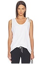 view 1 of 5 CRYSTAL KNOT TANK 탑 in White