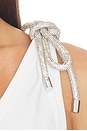 view 5 of 5 CRYSTAL KNOT TANK 탑 in White