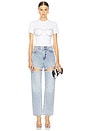 view 4 of 5 Crystal Bustier T-Shirt in White