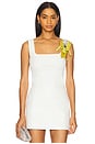 view 1 of 5 Crystal Bow Tank Top in Cream & Green