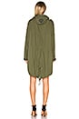 view 3 of 6 PARKA VINTAGE À PATCHS STYLE MILITAIRE in Army Green