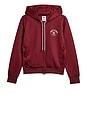 view 1 of 4 Track Hoodie in Collegiate Burgundy