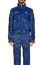 view 4 of 4 BLOUSON DE SURVÊTEMENT TARTAN in Blue