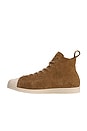 view 3 of 4 Superstar Hi Sneakers in Supplicol, Chalk White, & Night Brown