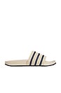 view 1 of 5 Adilette Slides in Wonder White & Night Indigo