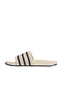 view 4 of 5 Adilette Slides in Wonder White & Night Indigo